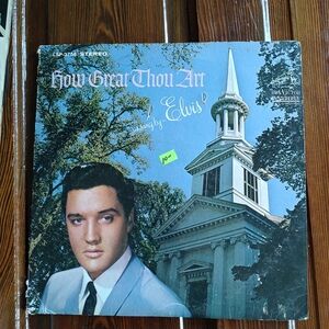 Elvis Presley chapel choir, vinyl record